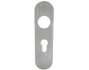 Eurospec Radius Stainless Steel Cover Plates, Satin - CPS (sold in pairs)